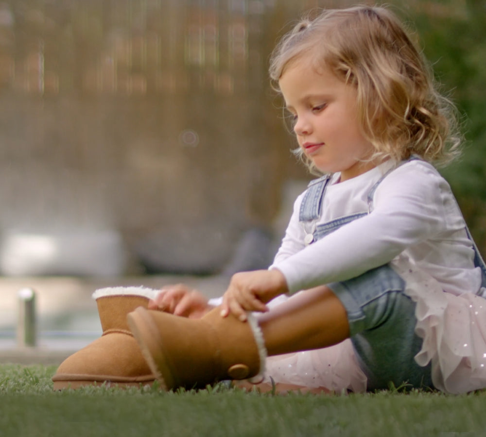 UGG Boots - Ugg Boots Nolan Kids Mini Button