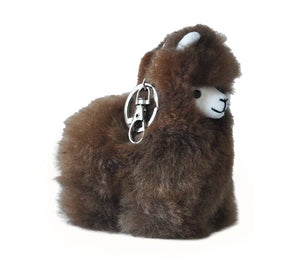Auskin® Alpaca Huacaya Key Ring Alpaca Body Snap Hook Auskin