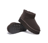 AUSTRALIAN SHEPHERD® UGG Boots Sheepskin Wool Mini Platform Thick Bottom Ronnie UGG AUSTRALIAN SHEPHERD