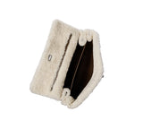 AUSTRALIAN SHEPHERD® Women Fluffy Wool Adjustable Strap Over Shoulder Tote Bag Duwel UGG AUSTRALIAN SHEPHERD