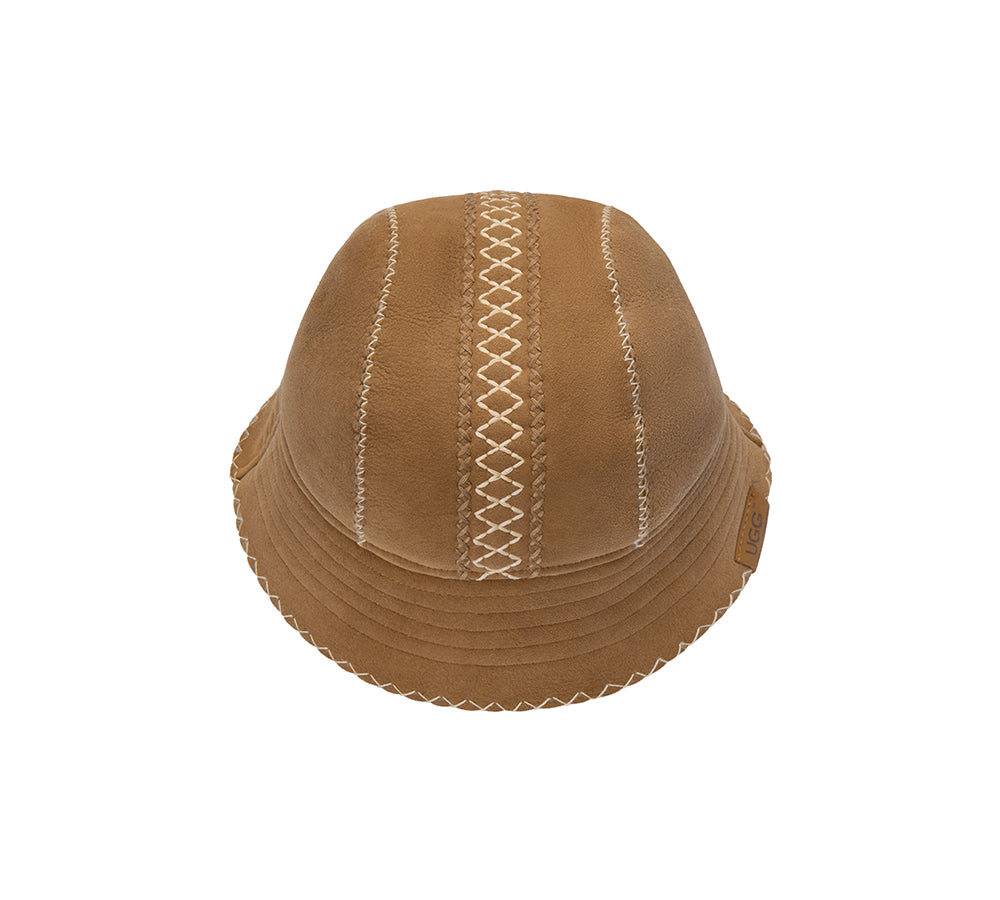 AUSTRALIAN SHEPHERD® Fluffy Sheepskin Wool Bucket Stacea Hat (Copy) UGG AUSTRALIAN SHEPHERD