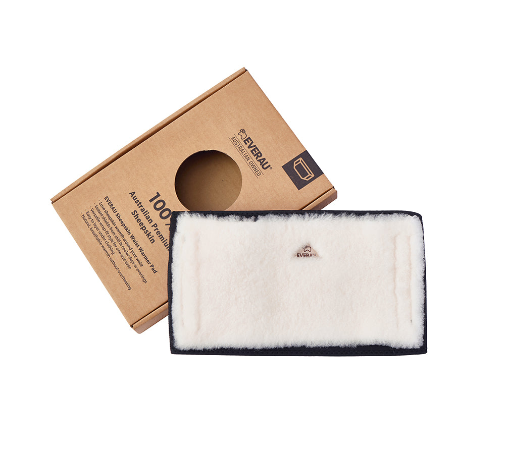 EVERAU® Sheepskin Wool Waist Warmer Pad EVERAU