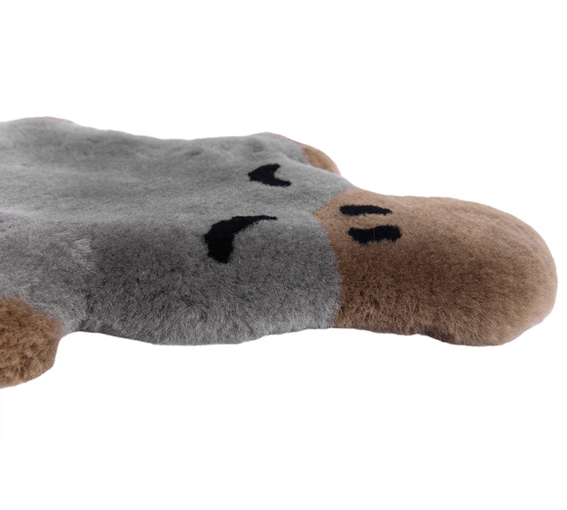 Genuine Australian Sheepskin Wool Decoration Platypus Rug Ever Australia