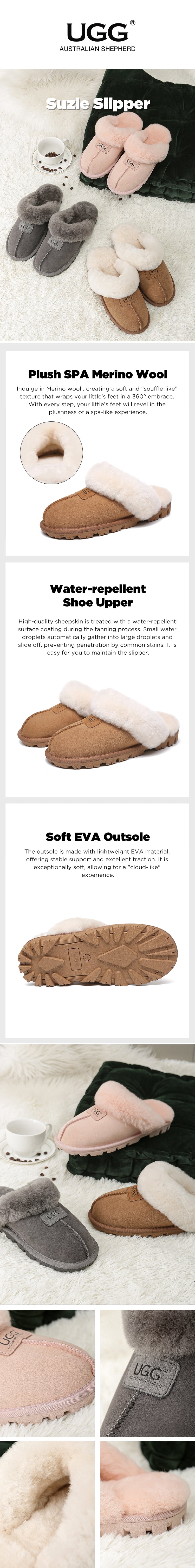 AUSTRALIAN SHEPHERD® UGG Slippers Suzie Scuff