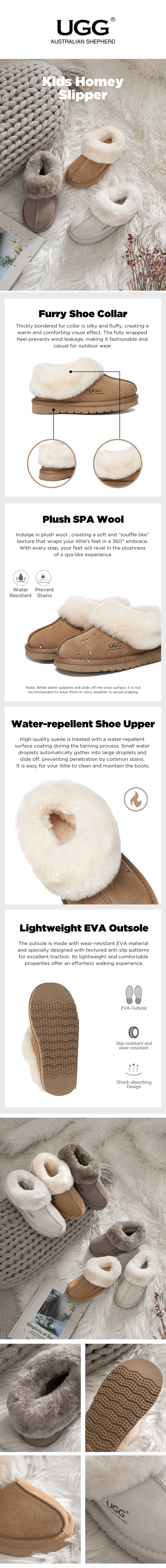 AUSTRALIAN SHEPHERD® UGG Slippers Kids Homey