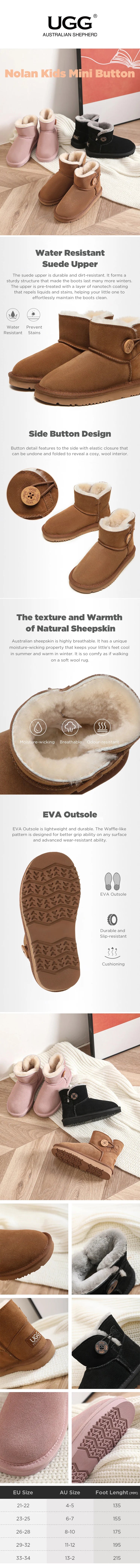 AUSTRALIAN SHEPHERD® UGG Boots Kids Nolan