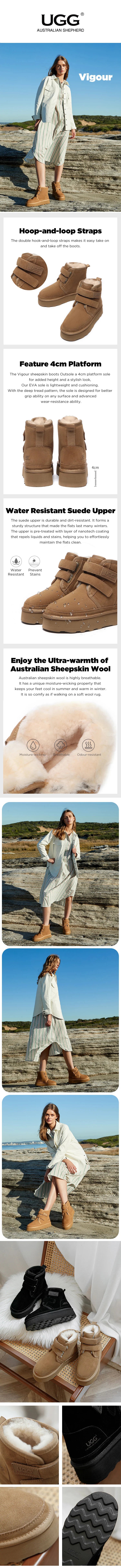 AUSTRALIAN SHEPHERD® UGG Boots Women Platform Vigour