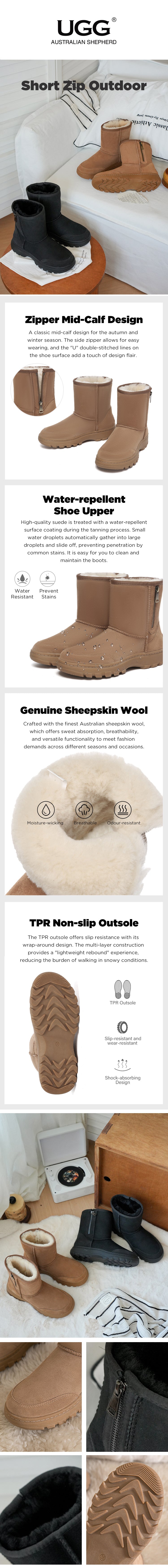 AUSTRALIAN SHEPHERD® UGG Boots Unisex Short Outdoor