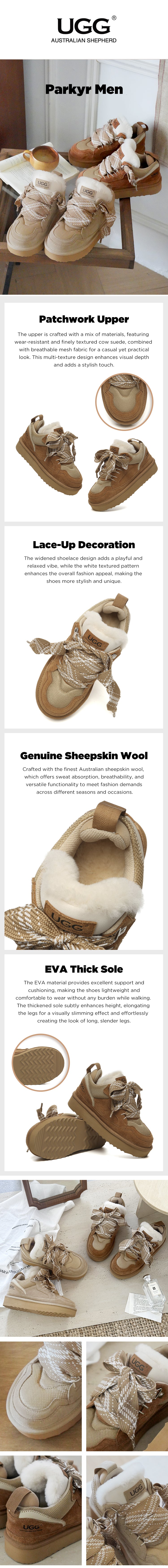 AUSTRALIAN SHEPHERD® UGG Sneakers Men Boots Parkyr