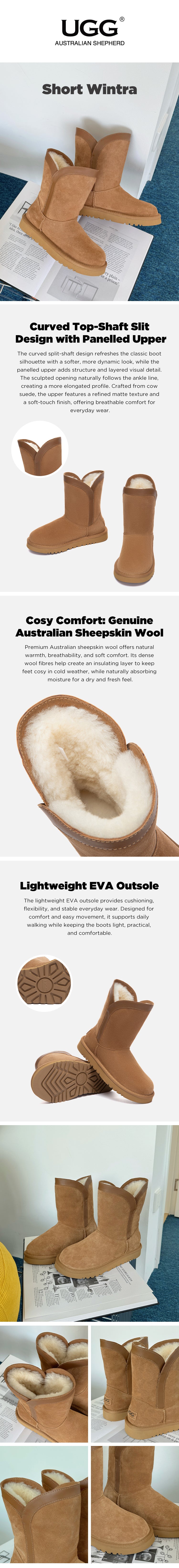 AUSTRALIAN SHEPHERD® UGG Boots Short Wintra