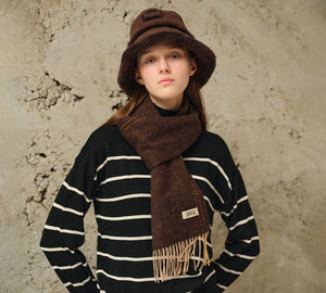 AUSTRALIAN SHEPHERD® Fluffy Sheepskin Wool Bucket Stacea Hat UGG AUSTRALIAN SHEPHERD