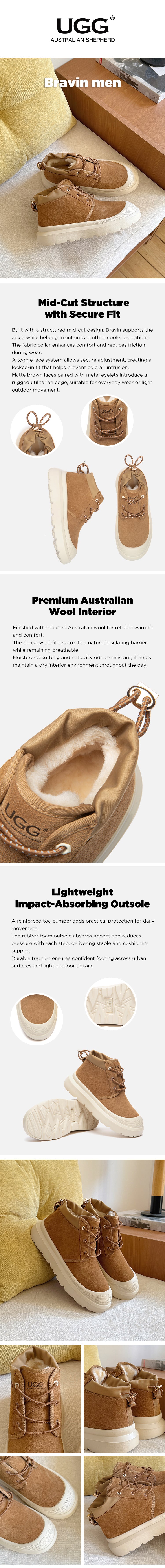 AUSTRALIAN SHEPHERD® UGG Boots Men Bravin