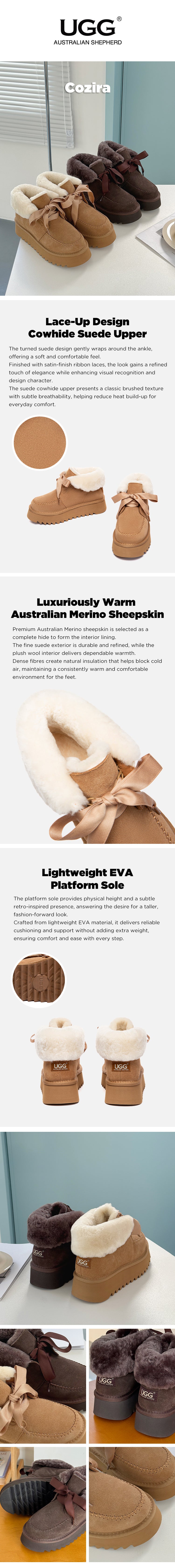 AUSTRALIAN SHEPHERD® UGG Boots Platform Cozira