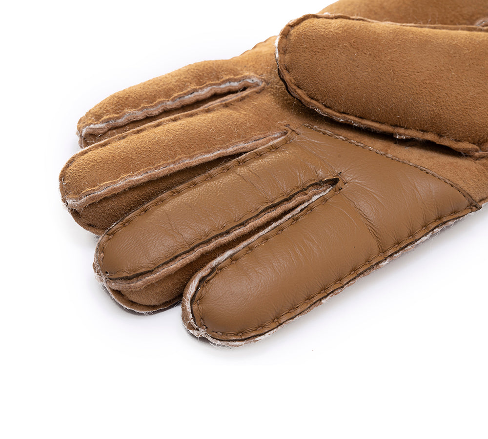 EVERAU® Ladies Gloves Fluffy Sheepskin Wool Stacey - UGG EXPRESS