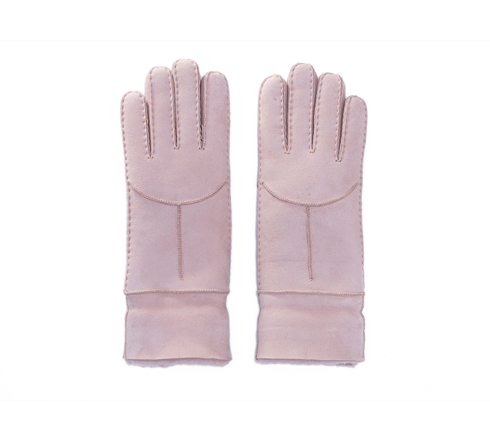 EVERAU® Ladies Gloves Fluffy Sheepskin Wool Stacey - UGG EXPRESS