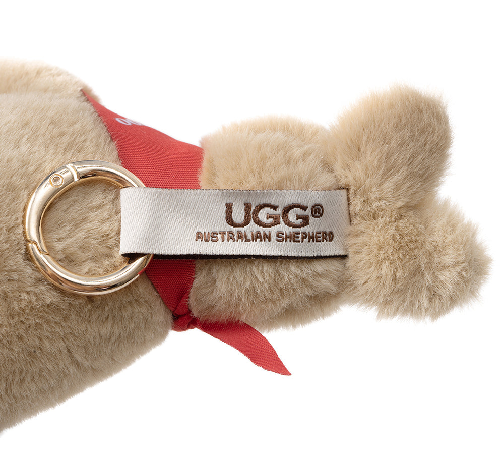 AUSTRALIAN SHEPHERD® Cute Scarfed Plush Kangaroo Keyrings UGG AUSTRALIAN SHEPHERD