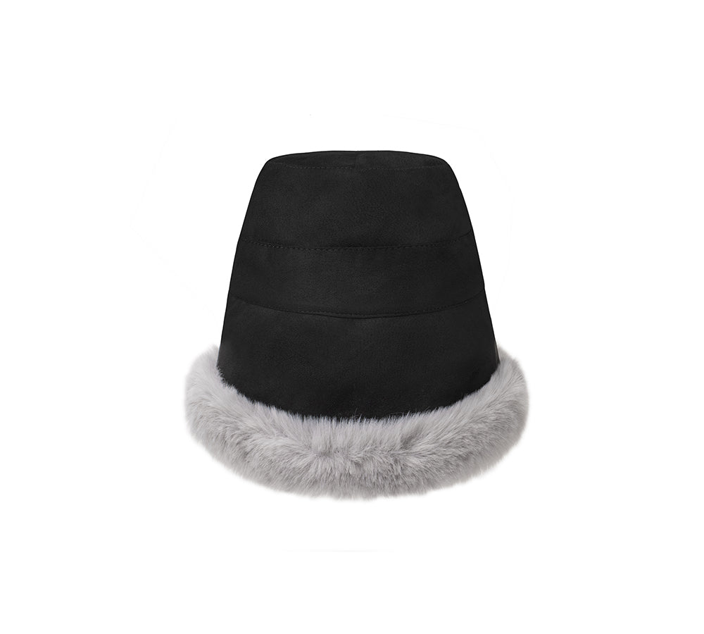 EVERAU® Suede Fluffy Warm Bucket Hat EVERAU