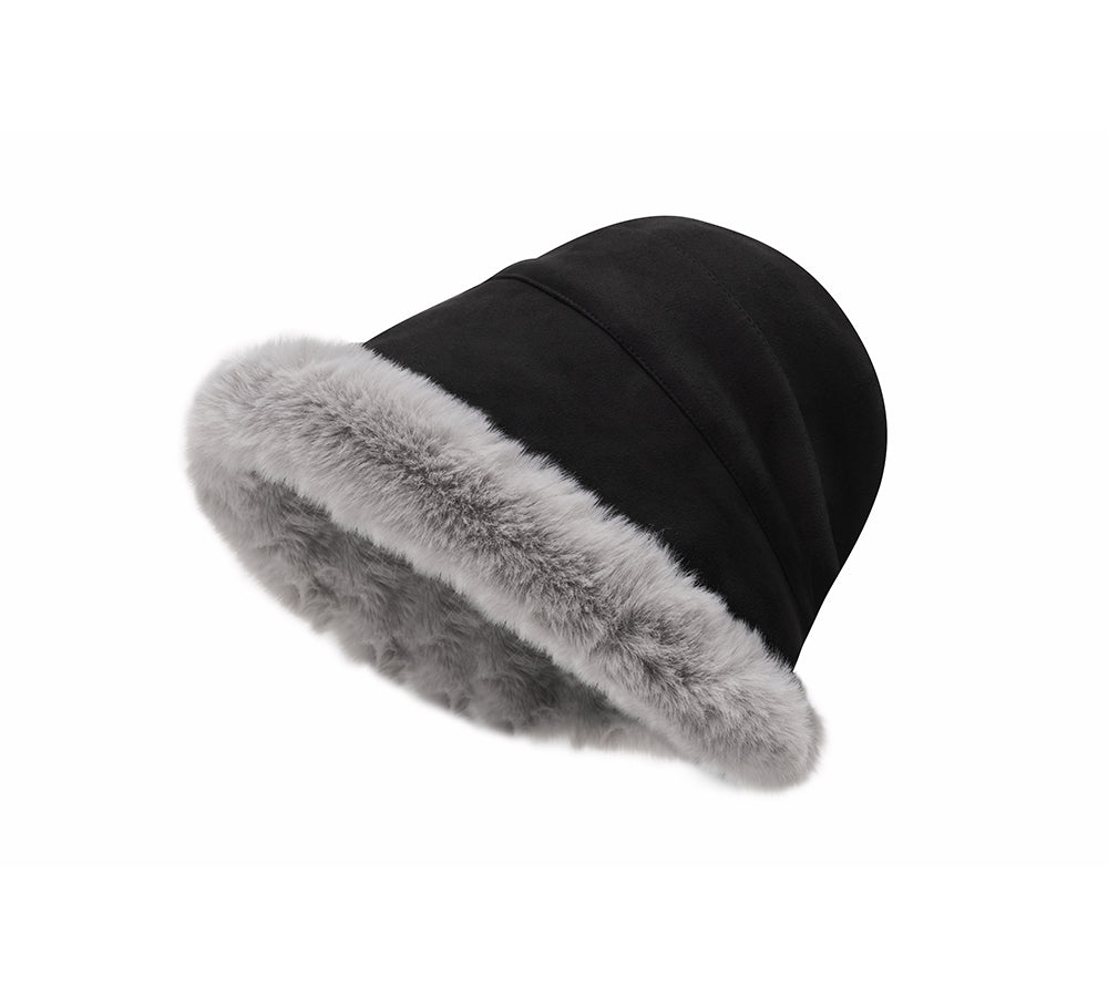 EVERAU® Suede Fluffy Warm Bucket Hat EVERAU