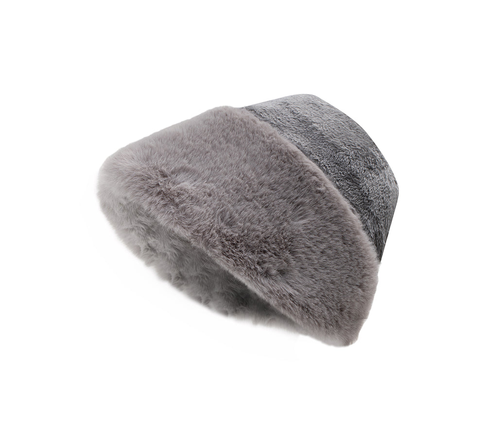 EVERAU® Suede Fluffy Warm Bucket Hat EVERAU