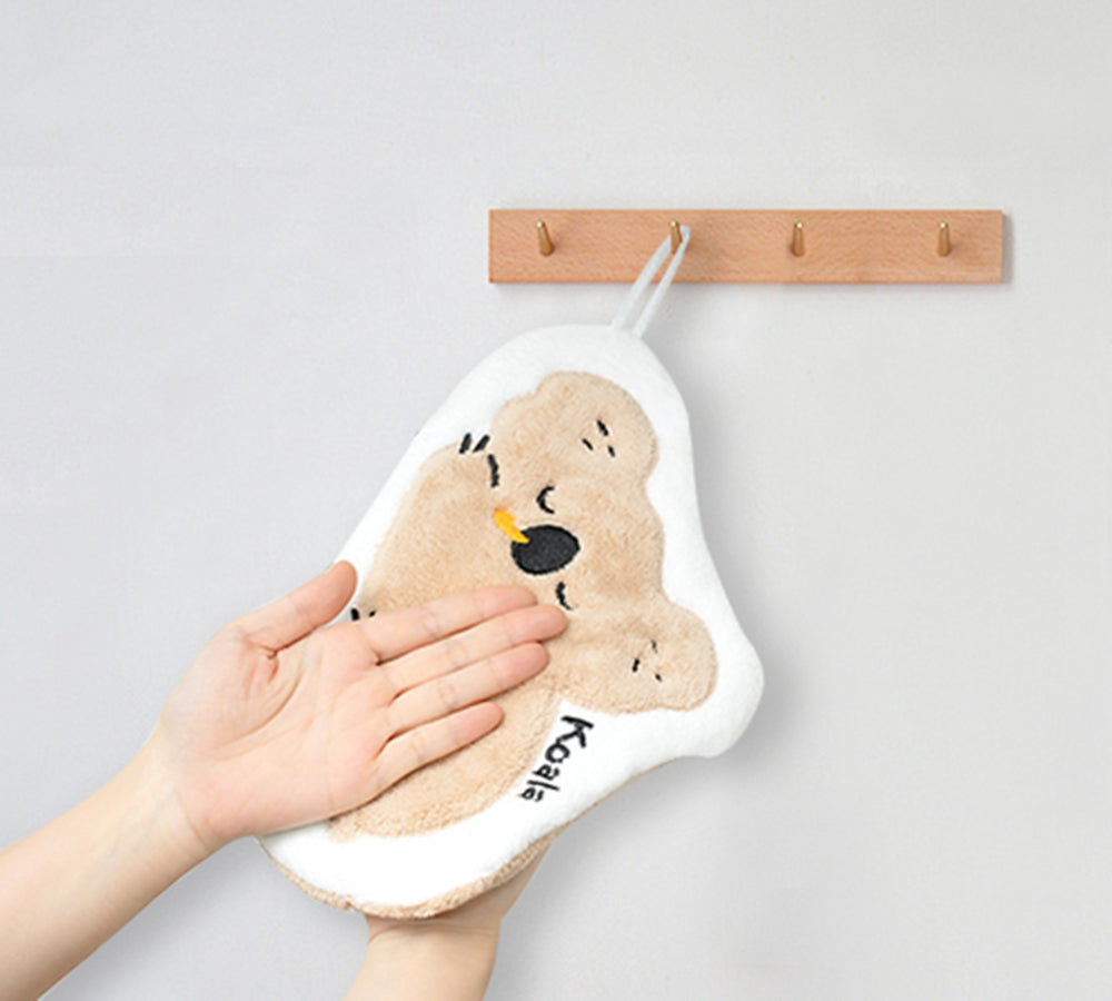 EVERAU® Plush Koala Hand Towel