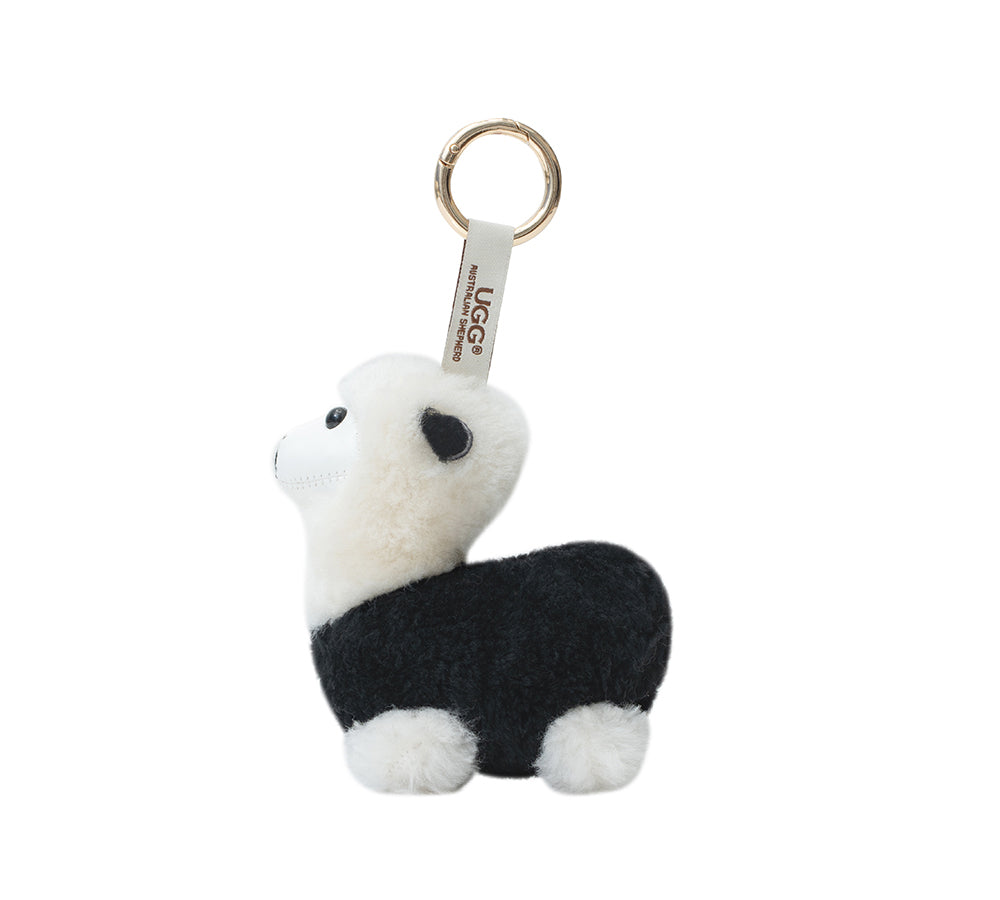AUSTRALIAN SHEPHERD® UGG Keychain Fluffy Alpaca MooMoo UGG AUSTRALIAN SHEPHERD