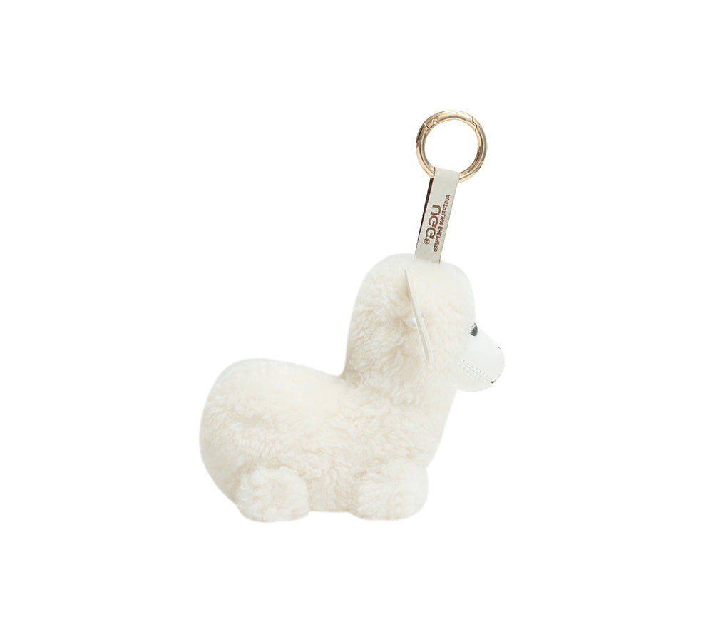 AUSTRALIAN SHEPHERD® Fluffy Wool Sheep Puffle Keyring UGG AUSTRALIAN SHEPHERD