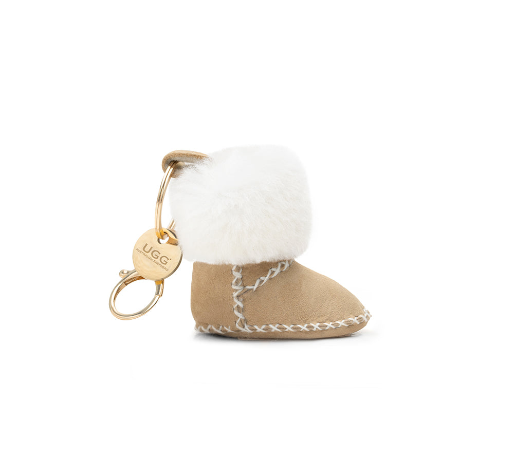 AUSTRALIAN SHEPHERD® UGG Keychain Sheepskin Fluffy Boris UGG AUSTRALIAN SHEPHERD