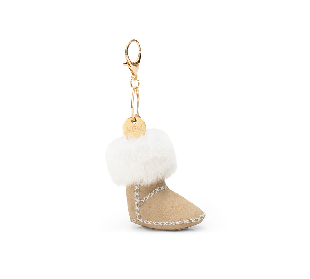 AUSTRALIAN SHEPHERD® UGG Keychain Sheepskin Fluffy Boris UGG AUSTRALIAN SHEPHERD