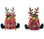 EVERAU® Christmas Reindeer Check Drawstring Bag