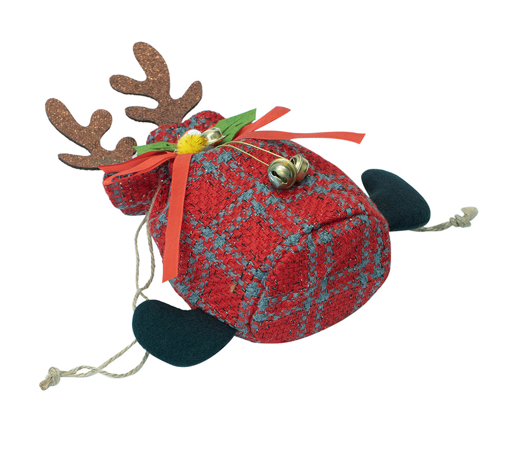 EVERAU® Festive Holiday Pouch Reindeer Christmas Gift Bag EVERAU