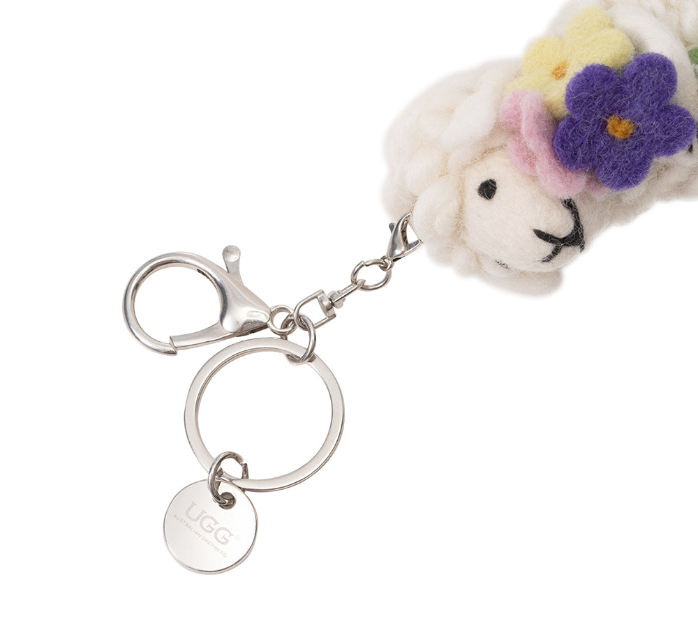 Australian Shepherd® Cute Plush Wolly Keyring UGG AUSTRALIAN SHEPHERD