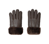 AUSTRALIAN SHEPHERD® Leather Fluffy  Stitching Gloves UGG AUSTRALIAN SHEPHERD