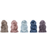 EVERAU® Premium Australian Sheepskin Wool Single Color Long Rugs 105cm EVERAU