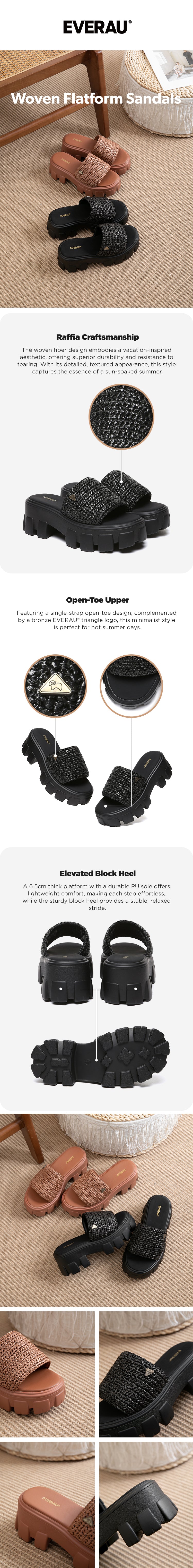 EVERAU® Women Platform Slides