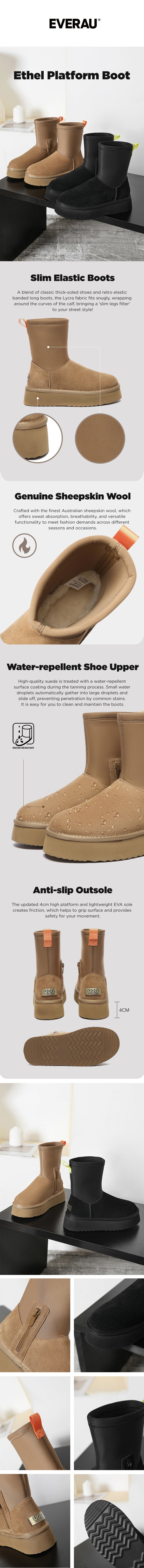 UGG EVERAU® UGG Boots Women Platform Short Ethel