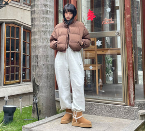 EVERAU® UGG Boots Women  Shearling Lined  Platform Schunck