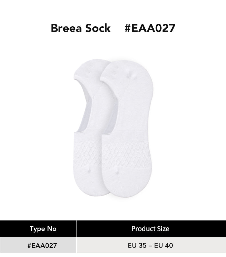 EVERAU® Cotton Shallow Mouth Breea Socks One Pair size chart