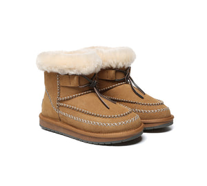 AUSTRALIAN SHEPHERD® UGG Boots Women  Ankle Woven Mini Stormy