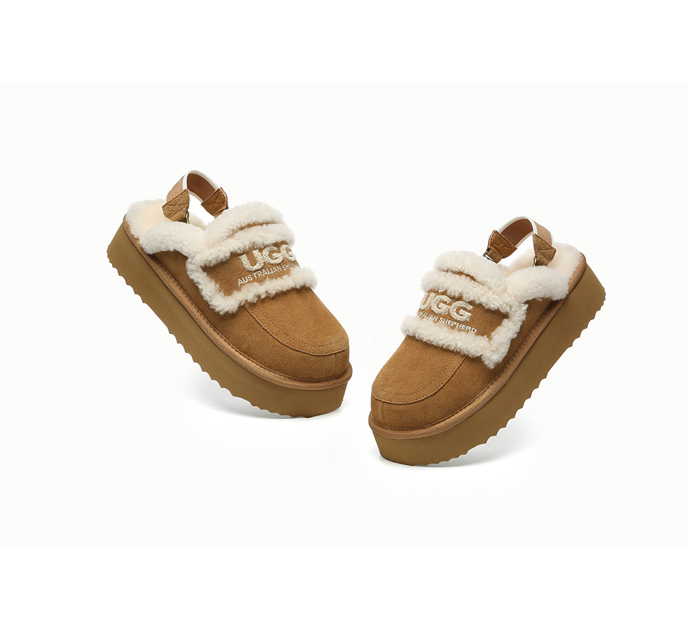 AUSTRALIAN SHEPHERD® UGG Slippers Women Platform Rilee