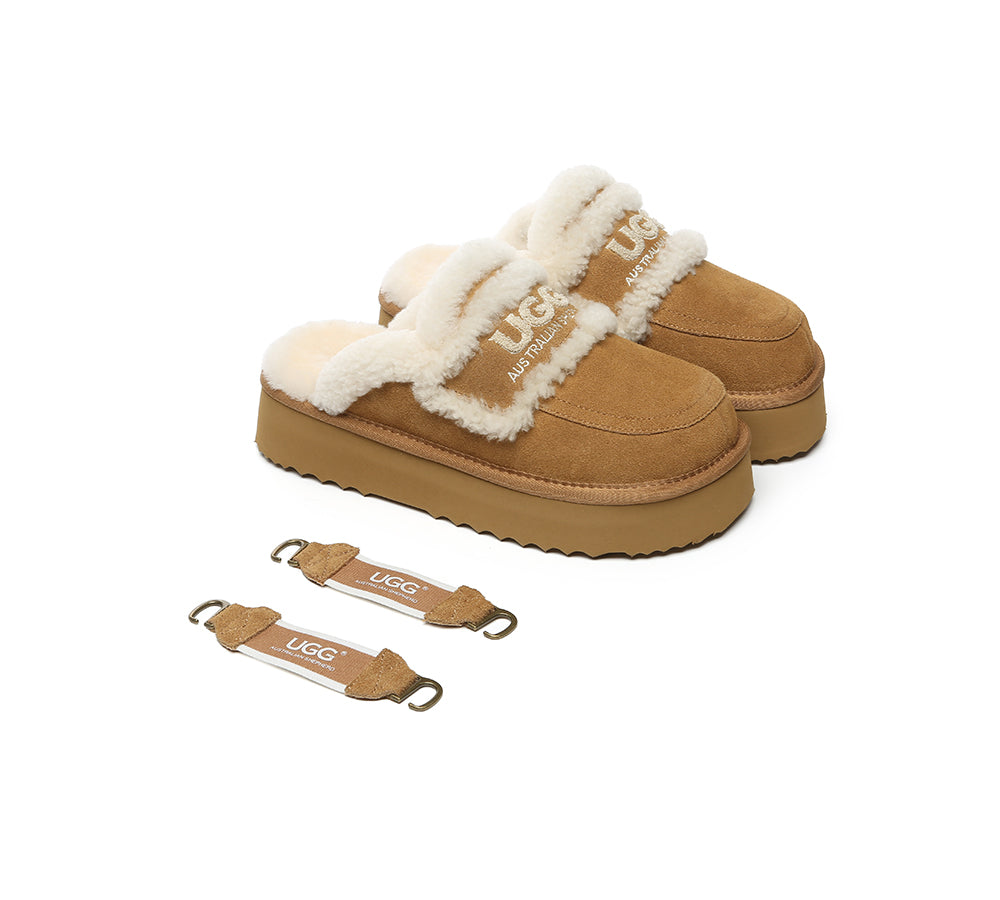 AUSTRALIAN SHEPHERD® UGG Slippers Women Platform Rilee