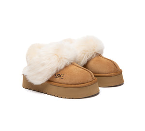 AUSTRALIAN SHEPHERD® UGG Slippers Removable Strap Fluffy Platform Nordell UGG AUSTRALIAN SHEPHERD