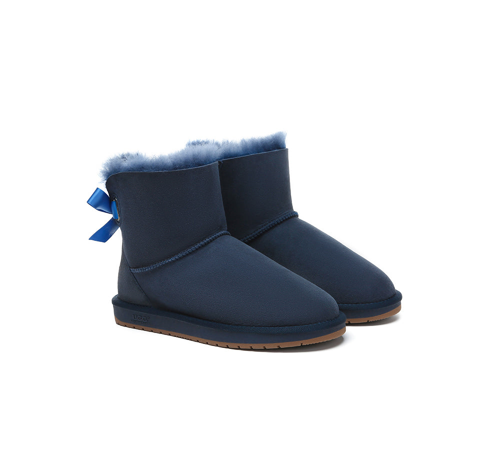 UGG EXPRESS® Beyond Blue UGG Boots Mini Back Bow