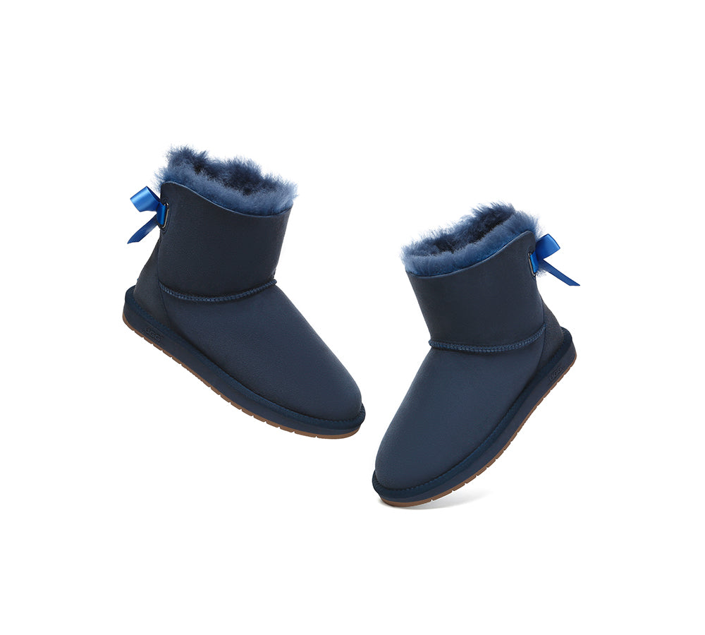 UGG EXPRESS® Beyond Blue UGG Boots Mini Back Bow