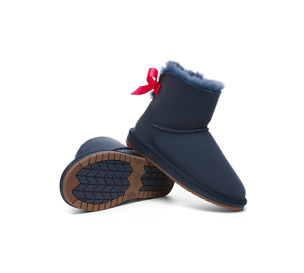 UGG EXPRESS® Beyond Blue UGG Boots Mini Back Bow