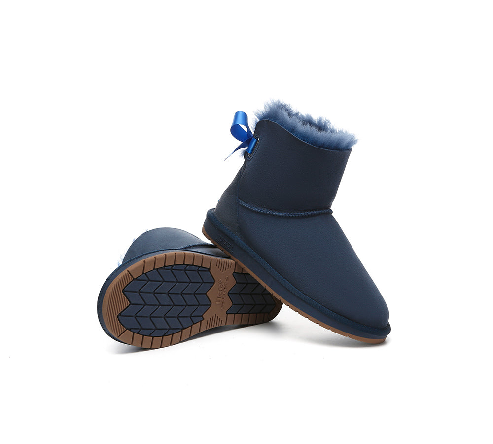 UGG EXPRESS® Beyond Blue UGG Boots Mini Back Bow
