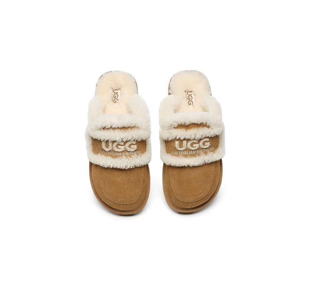 AUSTRALIAN SHEPHERD® UGG Slippers Women Shearling Rilee