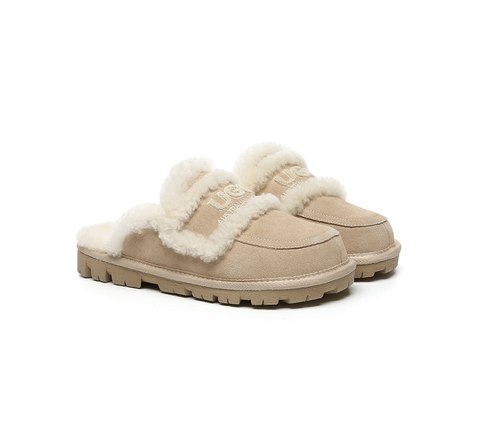 AUSTRALIAN SHEPHERD® UGG Slippers Women Shearling Rilee