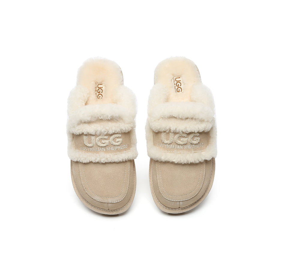 AUSTRALIAN SHEPHERD® UGG Slippers Women Shearling Rilee