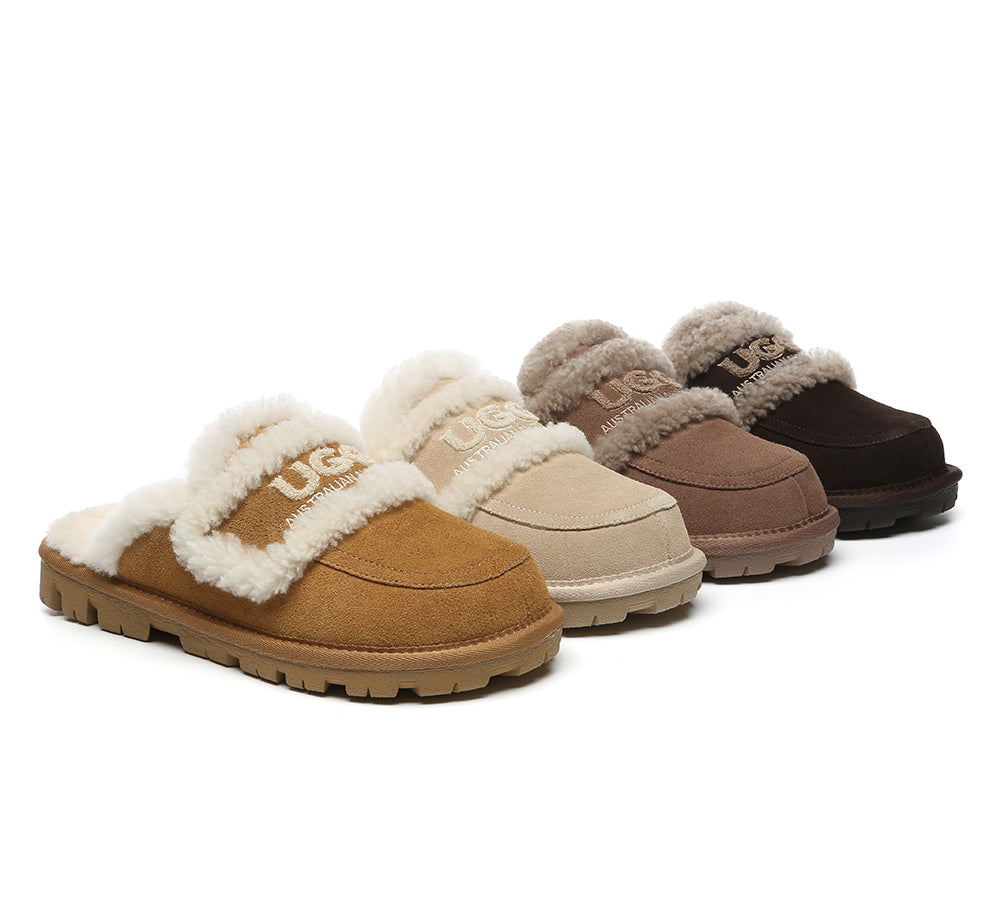AUSTRALIAN SHEPHERD® UGG Slippers Women Shearling Rilee