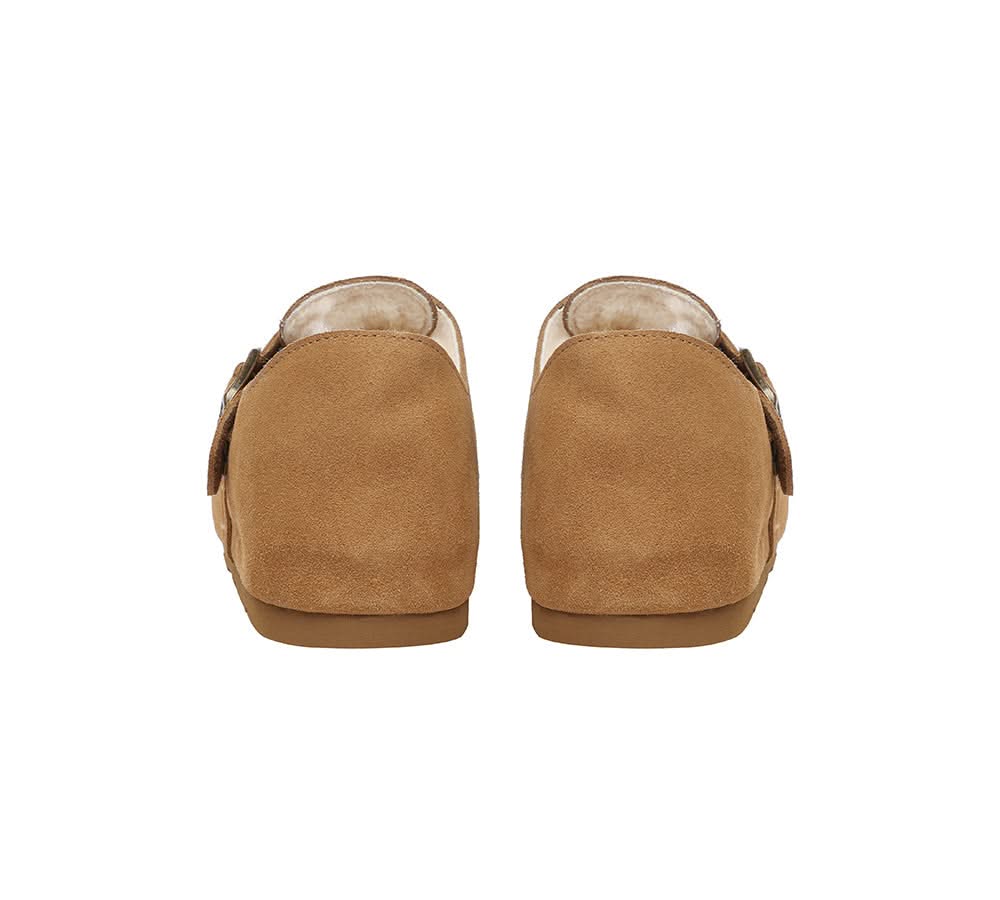 AUSTRALIAN SHEPHERD® UGG Slippers Sheepskin Wool Birkenstock Adjustable Hazora EVERAU